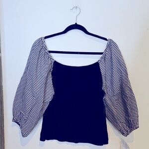 Who Wear What When Where Black Blouse Size XS